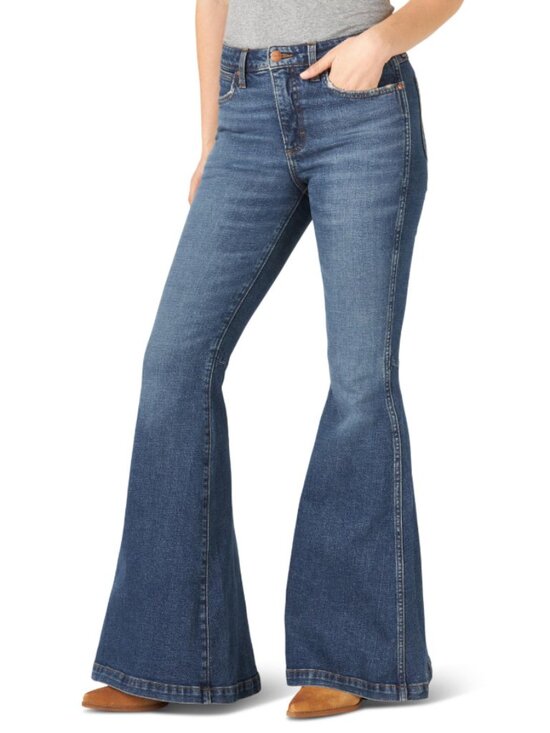 Wrangler Pants - Wrangler High-Rise Flare Jeans